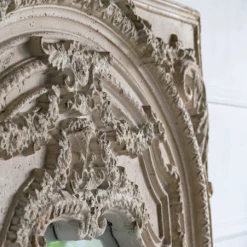 A&B Home Antique Gold Floor Mirror