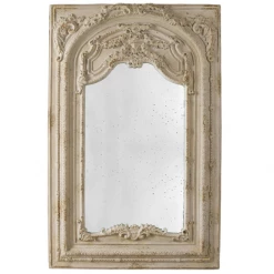 A&B Home Antique Gold Floor Mirror