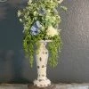 Diane Floral Arrangements Blue Candle Topper