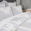 Classic Home Patrina King Duvet, Fog