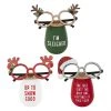 Mud Pie Christmas Glass & Specs Set (Various Styles)