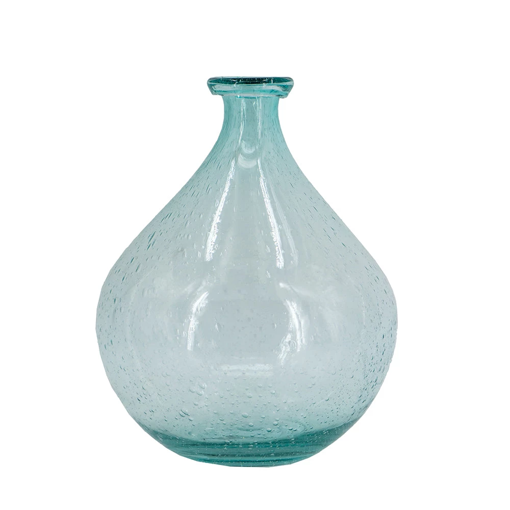 A&B Home Bubble Glass Bottle Vase, Short Home Accents 1 A&B Home Bubble Glass Bottle Vase, Short Home Accents