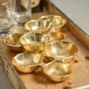 Zodax Cluster Of Serving Bowls - Bright Gold Kitchen Decor