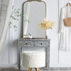 A&B Home Gold Baroque Mirror, Extra Tall Mirrors