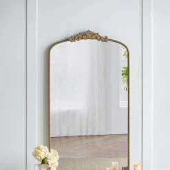 A&B Home Gold Baroque Mirror, Extra Tall Mirrors