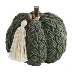 Mud Pie Braided Rope Pumpkin (Various Colors)