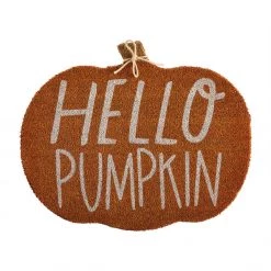 Mud Pie Hello Pumpkin Doormat