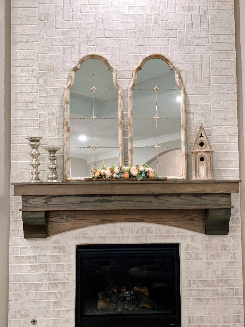 A&B Home Distressed Antique Wall Mirror Mirrors 2 A&B Home Distressed Antique Wall Mirror Mirrors