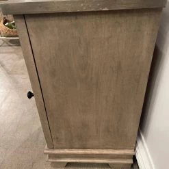 Global Imports Violet Mango Wood Nightstand (Gray)