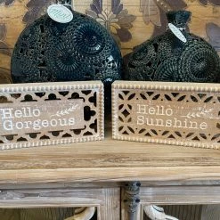 UMA Wood Sign With Sentiment (Various Styles)