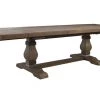 Classic Home Caden 84"-114" Extension Dining Table, Brown Gray