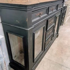 Global Imports Charlotte Bordeaux (Black & Natural)