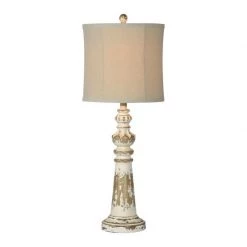 Forty West Designs Lamps Distressed Table Lamp