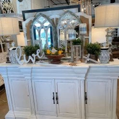 Global Imports Hayden Cathedral Solid Elm Console (Various Colors)