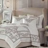 Classic Home Patrina Ivory 5 Piece Queen Duvet Set Bedding