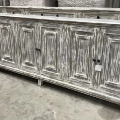 Global Imports Sarah Distressed Mango Wood Console Consoles, Breakfronts, & Sideboards