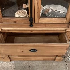 Global Imports Eva Wood & Iron Bookcase