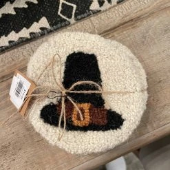 Mud Pie Pilgrim Hat Hook Coasters
