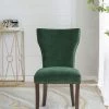 A&B Home Velvet Dining Chair, Green Dining Chairs