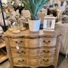 Global Imports Piper Scalloped Oversized Nightstand Or Chest (Natural)