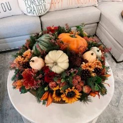 Diane Floral Arrangements 33" Fall Centerpiece