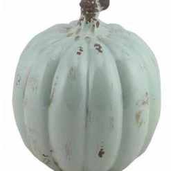 A&B Floral Fall Home Decor Green Stoneware Pumpkin (Various Sizes)