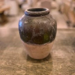 A&B Floral Home Accents Stoneware Vase, Bronze Terracotta