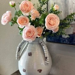 UMA White Porcelain Vase Vases, Bottles, & Containers