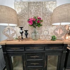 Global Imports Charlotte Bordeaux (Black & Natural)