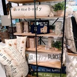 Crestview Industrial Wood & Metal Bookcase, 2-Section