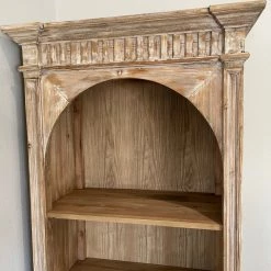 Global Imports Arlo Hand-Carved Elm Bookcase