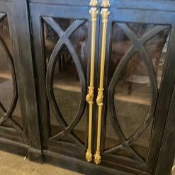 Global Imports Gabriel Black 4 Door Console Bedroom Furniture