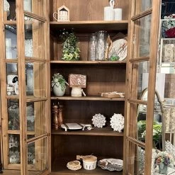 Global Imports Eva Wood & Iron Bookcase