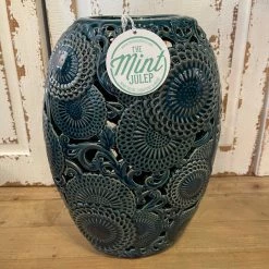 UMA Vases, Bottles, & Containers Ceramic Blue Vase (Various Sizes)