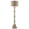 Crestview Floor Lamps Wood Post Floor Lamp