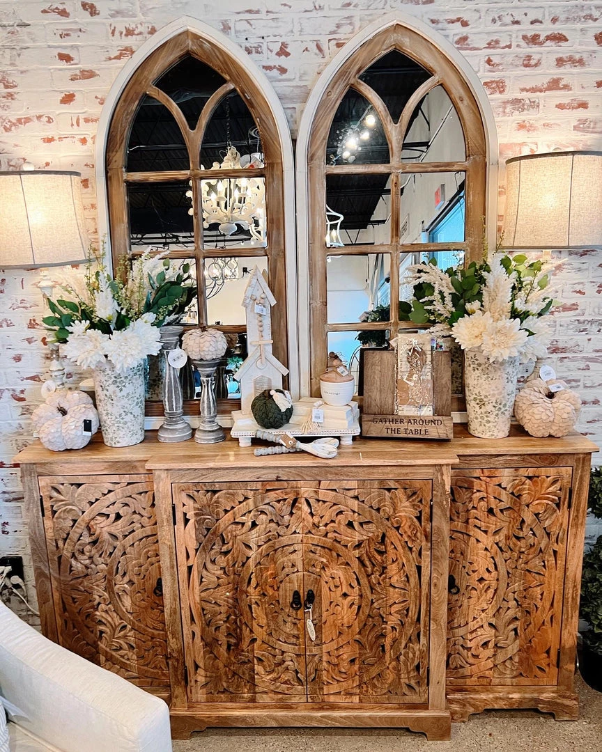 Global Imports Consoles, Breakfronts, & Sideboards Harmony Breakfront Sideboard (Natural) 1 Global Imports Consoles, Breakfronts, & Sideboards Harmony Breakfront Sideboard (Natural)