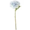 K&K Interiors Floral Stems 20" Real Touch Hydrangea Stem, Blue