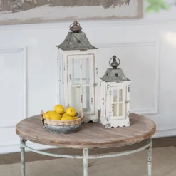 A&B Home Accent Furniture Wood & Metal Coffee Table