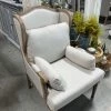 Global Imports Harlow Linen Wingback Chair