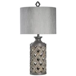 Stylecraft Lamps Carved Table Lamp