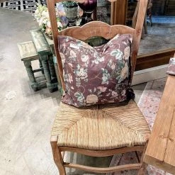 Global Imports Dining Chairs Ladder Back Rattan Chair (Natural Or White)