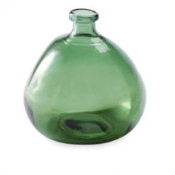 Mud Pie Green Glass Irregular Vase (Various Styles) Vases, Bottles, & Containers