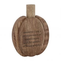 Mud Pie Pumpkin Plaques, Various Styles