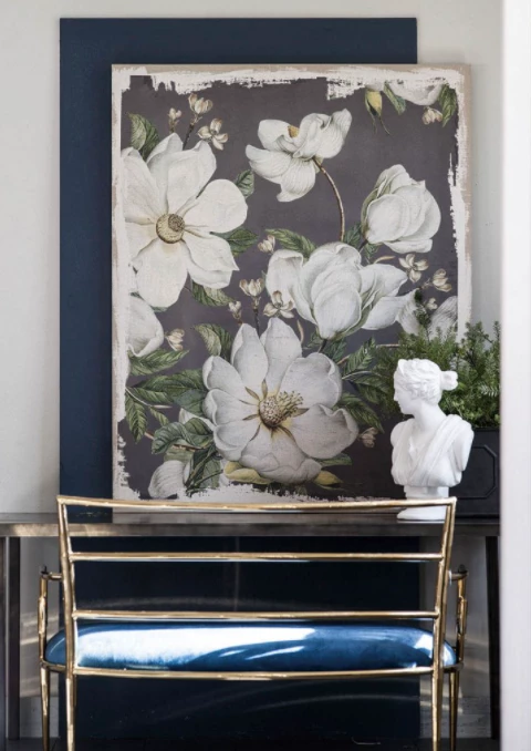 A&B Home Magnolia Canvas Painting Paintings & Prints 2 A&B Home Magnolia Canvas Painting Paintings & Prints