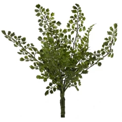 A&B Floral 14" Maiden Hair Fern Bush (Natural) Greenery