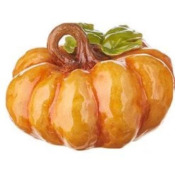 RAZ Imports Orange Resin Pumpkin (Various Styles) Floral Fillers