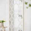 A&B Home Mirrors Quatrefoil Floor Mirror