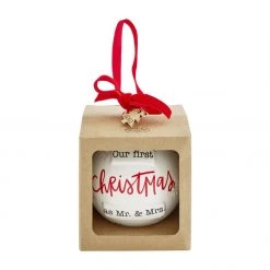 Mud Pie Mr. & Mrs. 2022 Ornament