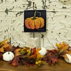 Round Top Collection Orange Pumpkin Mini Gallery Print