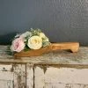 Diane Pastel Roses In Wooden Scoop